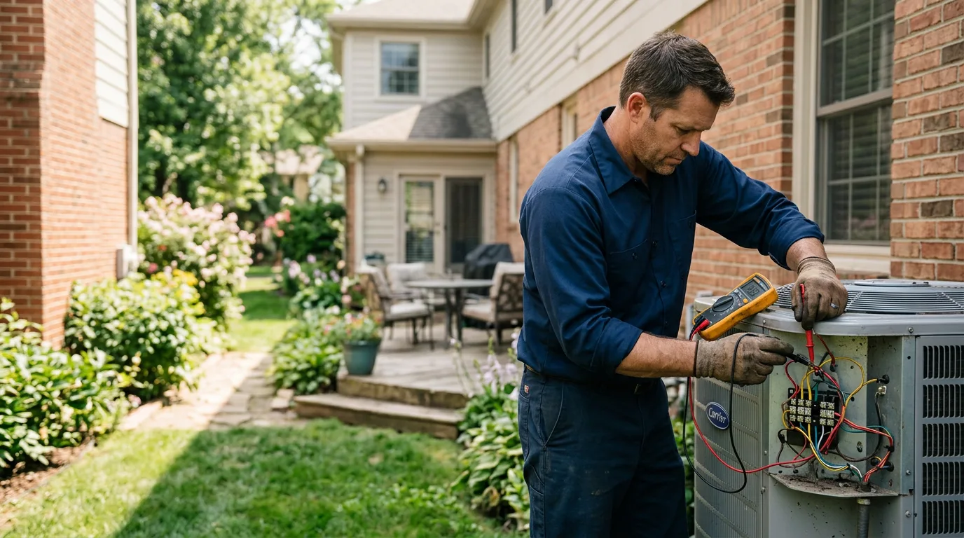 HVAC technician working near Sanibel, FL